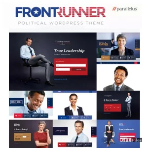 Political WordPress Theme - FrontRunner 1.0.26