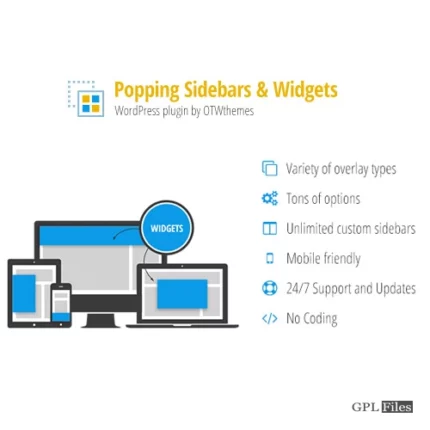 Popping Sidebars and Widgets for WordPress 2.21