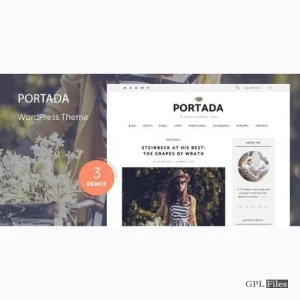 Portada - Elegant Blog Blogging WordPress Theme 2