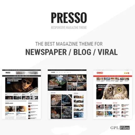 PRESSO - Modern Magazine / Newspaper / Viral Theme 4.0.0