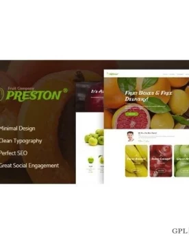Preston | Fruit Company & Organic Farming WordPress Theme 1.1.4