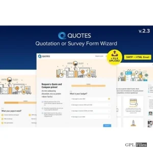 Quote - Quotation or Survey Form Wizard 1.8