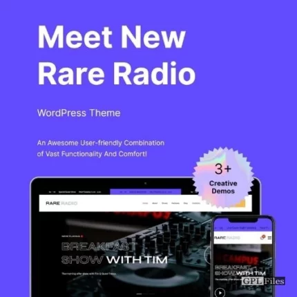 Rare Radio | Online Music Radio Station & Podcast WordPress Theme 1.0.5