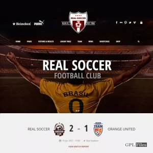 Real Soccer - Sport Clubs Responsive WP Theme 2.5.6
