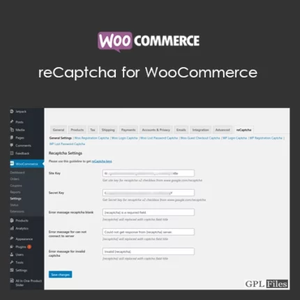 reCaptcha for WooCommerce 2.36