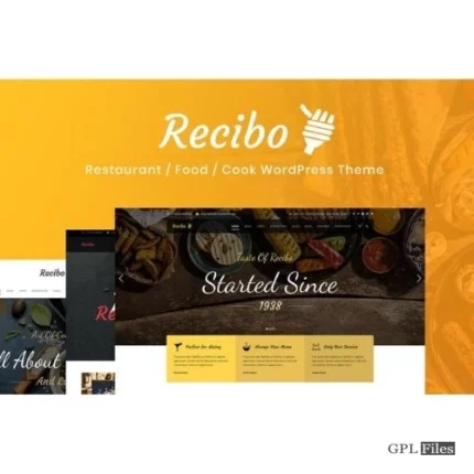 Recibo - Restaurant WordPress 1.3.3