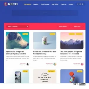 Reco - Minimal Theme for Freebies 4.7.1
