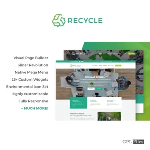 Recycle - Environmental & Green Business WordPress Theme 1.9.1