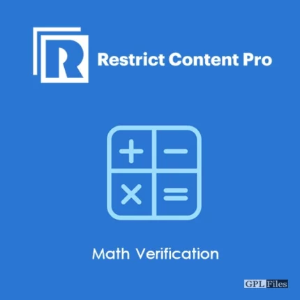 Restrict Content Pro Math Verification 1.0.4