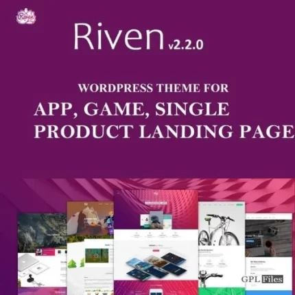 Riven - WordPress Theme for App