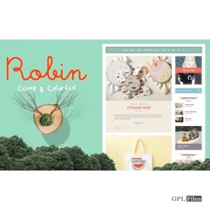 Robin - Cute & Colorful Blog Theme 7