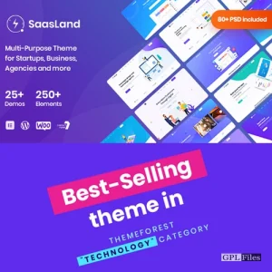 Saasland - MultiPurpose WordPress Theme for Startup 3.5.1