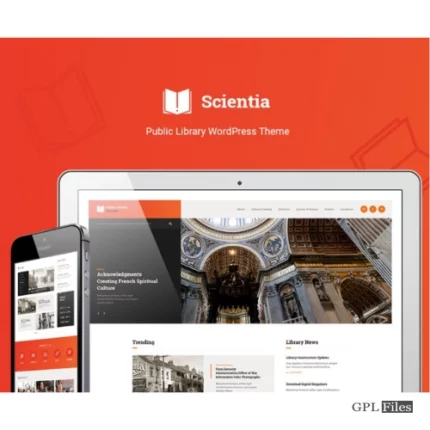 Scientia | Public Library & Book Store Education WordPress Theme 1.0.1