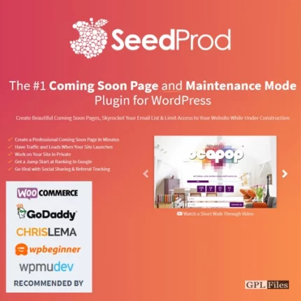 SeedProd Coming Soon Pro - WordPress Coming Soon Pages & Maintenance Mode 6.13.2