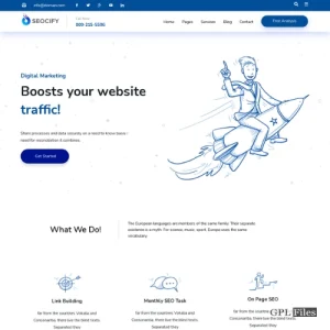 Seocify - SEO And Digital Marketing Agency WordPress Theme 3.1