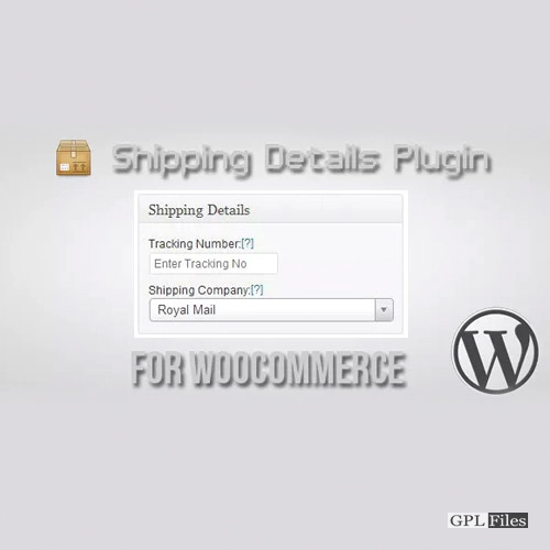 Shipping Details Plugin for WooCommerce 1.8.0.7
