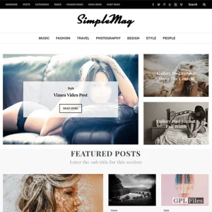 SimpleMag - Magazine theme for creative stuff 4.5.1