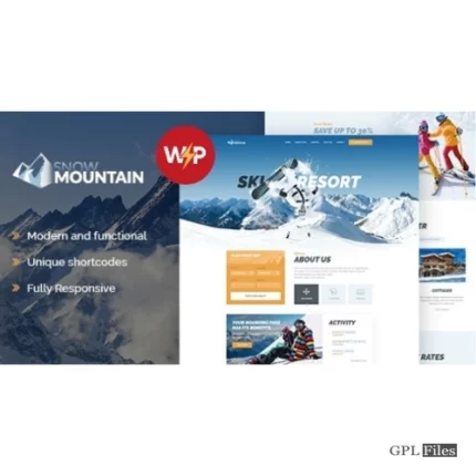 Snow Mountain | Ski Resort & Snowboard School WP 1.2.4