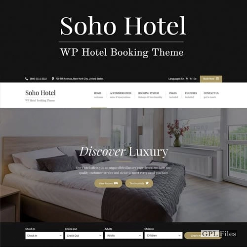 Soho Hotel Booking Calendar 4.0.7