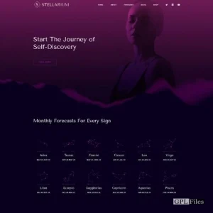 Stellarium - Horoscope and Astrology WordPress Theme 1.1.6