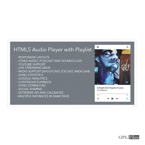 Sticky Html5 Music Player 2.5.2