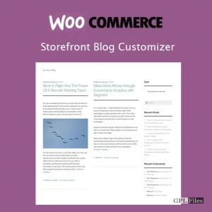 Storefront Blog Customiser 1.3.0
