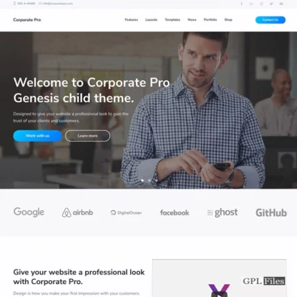 StudioPress Corporate Pro Genesis WordPress Theme 1.1.1