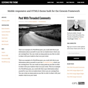 StudioPress eleven40 Pro Genesis WordPress Theme 2.2.3