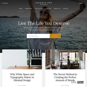 StudioPress Essence Pro Genesis WordPress Theme 1.5.1