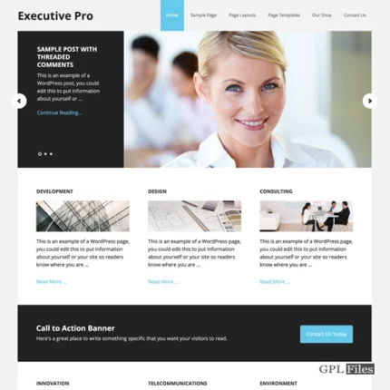 StudioPress Executive Pro Genesis WordPress Theme 3.2.3