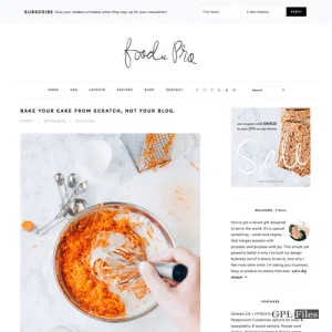 StudioPress Foodie Pro Genesis WordPress Theme 4.2.0