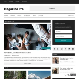 StudioPress Magazine Pro Genesis WordPress Theme 3.7.0