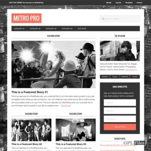 StudioPress Metro Pro Genesis WordPress Theme 2.2.2