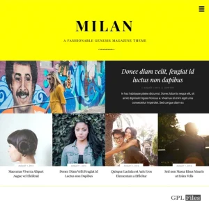 StudioPress Milan Pro Genesis WordPress Theme 1.1