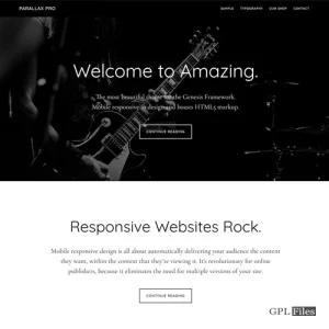 StudioPress Parallax Pro Genesis WordPress Theme 1.3.3