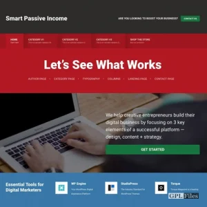 StudioPress Smart Passive Income Pro Genesis WordPress Theme 1.1.3
