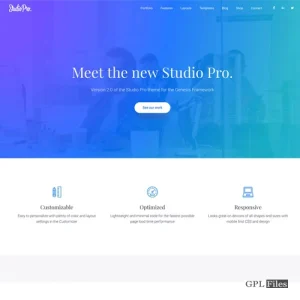 StudioPress Studio Pro Genesis WordPress Theme 2.3.0