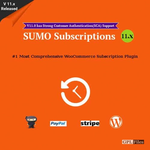 SUMO Subscriptions - WooCommerce Subscription System 14.1