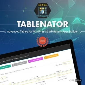 Tablenator | Advanced Tables for Visual Composer 2.1.92