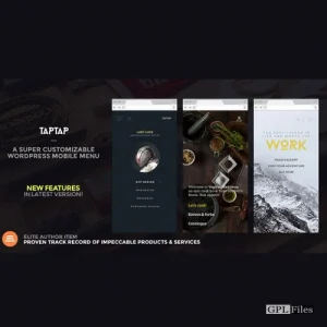TapTap : A Super Customizable WordPress Mobile Menu 5.4