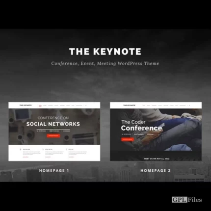 The Keynote - Conference / Event / Meeting WordPress Theme 2.23