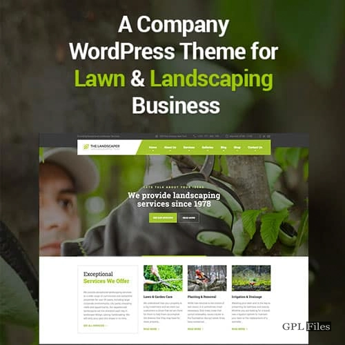 The Landscaper - Lawn & Landscaping WP Theme 3.0.1