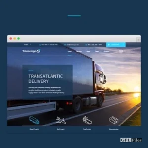 Transcargo - Transportation WordPress Theme for Logistics 2.8