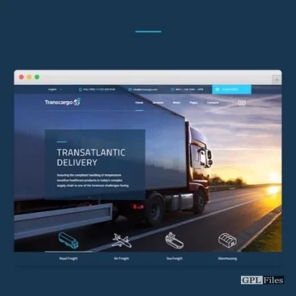 Transcargo - Transportation WordPress Theme for Logistics 2.8