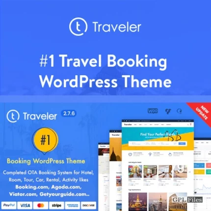 Traveler - Travel Booking WordPress Theme 3.0.3
