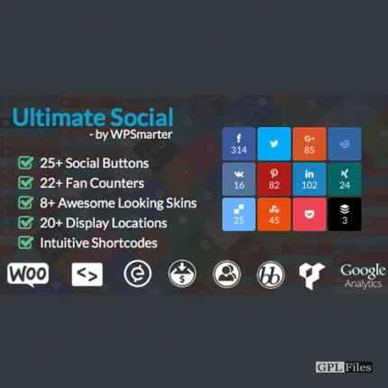 Ultimate Social - Easy Social Share Buttons and Fan Counters for WordPress 6.0.7