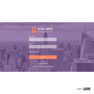Ultra Wordpress Admin Theme 11.1