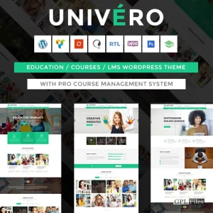 Univero | Education LMS & Courses WordPress Theme 1.8