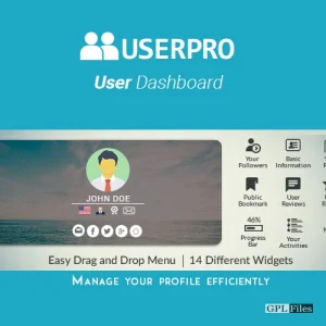 UserPro DashBoard 3.7