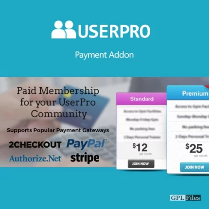 UserPro | Payment Add-on 3.1.2